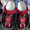 Mlb Cincinnati Reds Black Crocband Crocs Clog Shoes