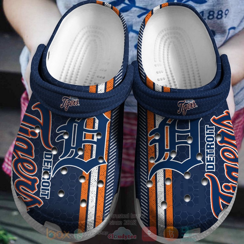 Mlb Detroit Tigers Crocband Crocs Clog Shoes Mlb Detroit Tigers Crocband Crocs Clog Shoes