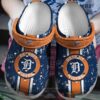 Mlb Detroit Tigers Navy Crocband Crocs Clog Shoes