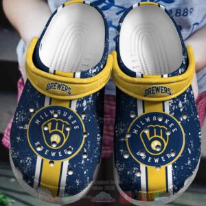 Mlb Milwaukee Brewers Crocband Crocs Clog Shoes