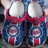 Mlb Minnesota Twins Navy Crocband Crocs Clog Shoes