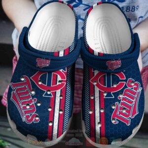 Mlb Minnesota Twins Navys Crocband Crocs Clog Shoes