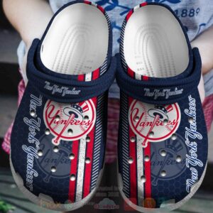 Mlb New York Yankees Navy Crocband Crocs Clog Shoes