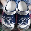 Mlb New York Yankees Navy-White Crocband Crocs Clog Shoes