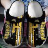 Mlb Pittsburgh Pirates Black-Yellow Crocband Crocs Clog Shoes