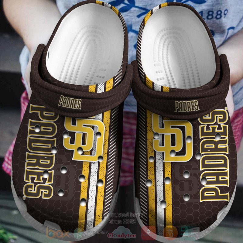Mlb San Diego Padres Crocband Crocs Clog Shoes Mlb San Diego Padres Crocband Crocs Clog Shoes