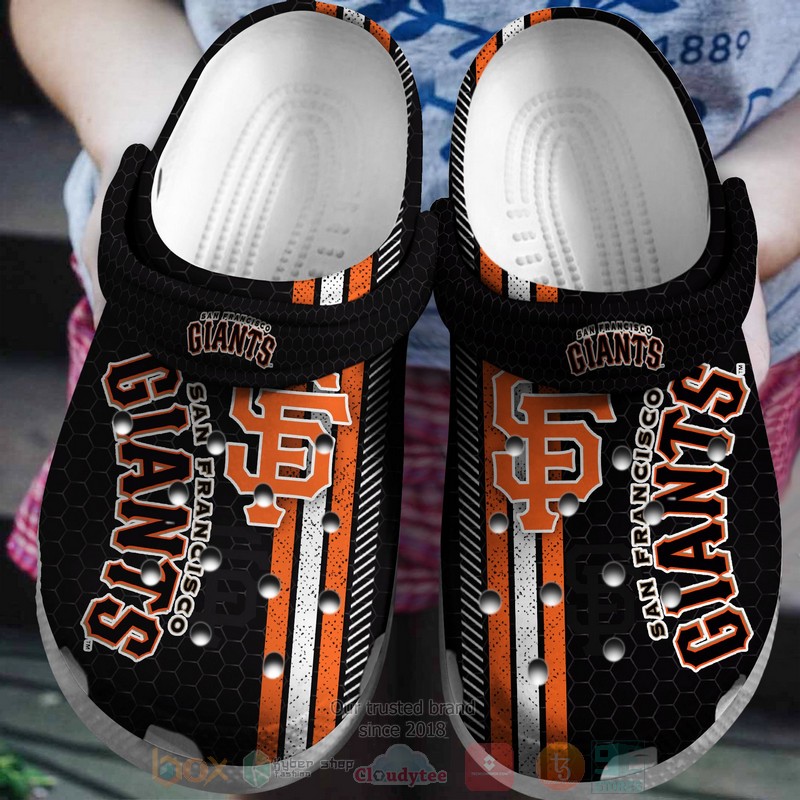 Mlb San Francisco Giants Black Crocband Crocs Clog Shoes Mlb San Francisco Giants Black Crocband Crocs Clog Shoes