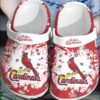 Mlb St. Louis Cardinals Red-White Crocband Crocs Clog Shoes