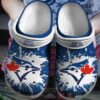 Mlb Toronto Blue Jays Blue-White Crocband Crocs Clog Shoes