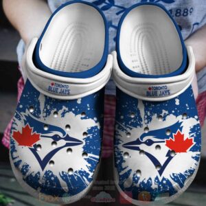 Mlb Toronto Blue Jays Blue-White Crocband Crocs Clog Shoes