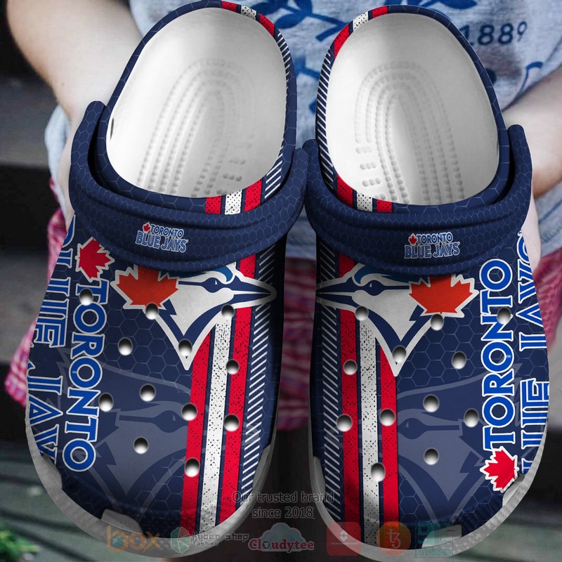 Mlb Toronto Blue Jays Navy Crocband Crocs Clog Shoes Mlb Toronto Blue Jays Navy Crocband Crocs Clog Shoes