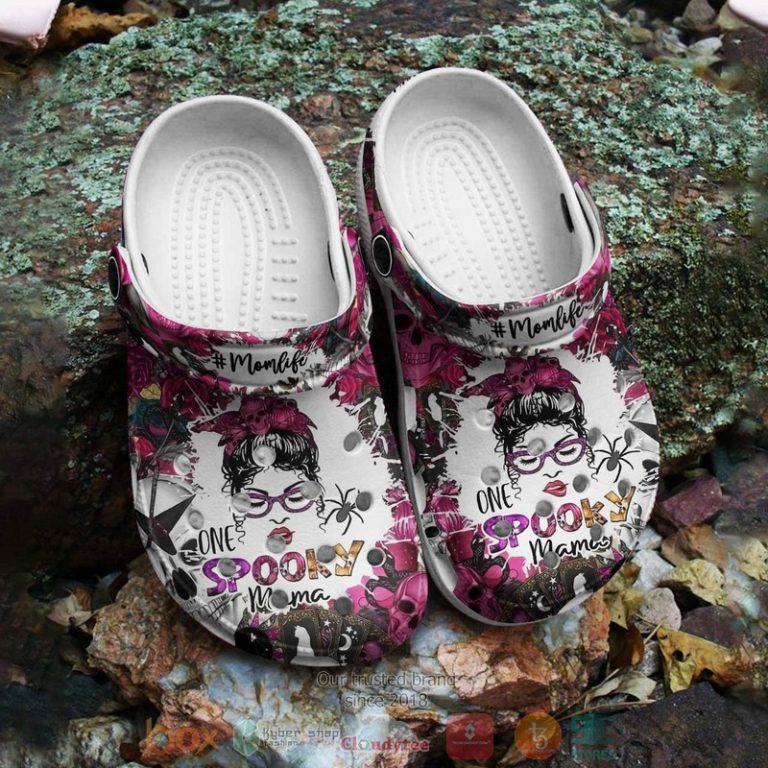 Momlife-One-Spooky-Mama-Crocs-Crocband-Shoes-3