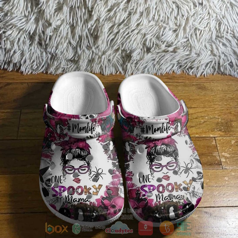 Momlife One Spooky Mama Crocs Crocband Shoes Momlife One Spooky Mama Crocs Crocband Shoes