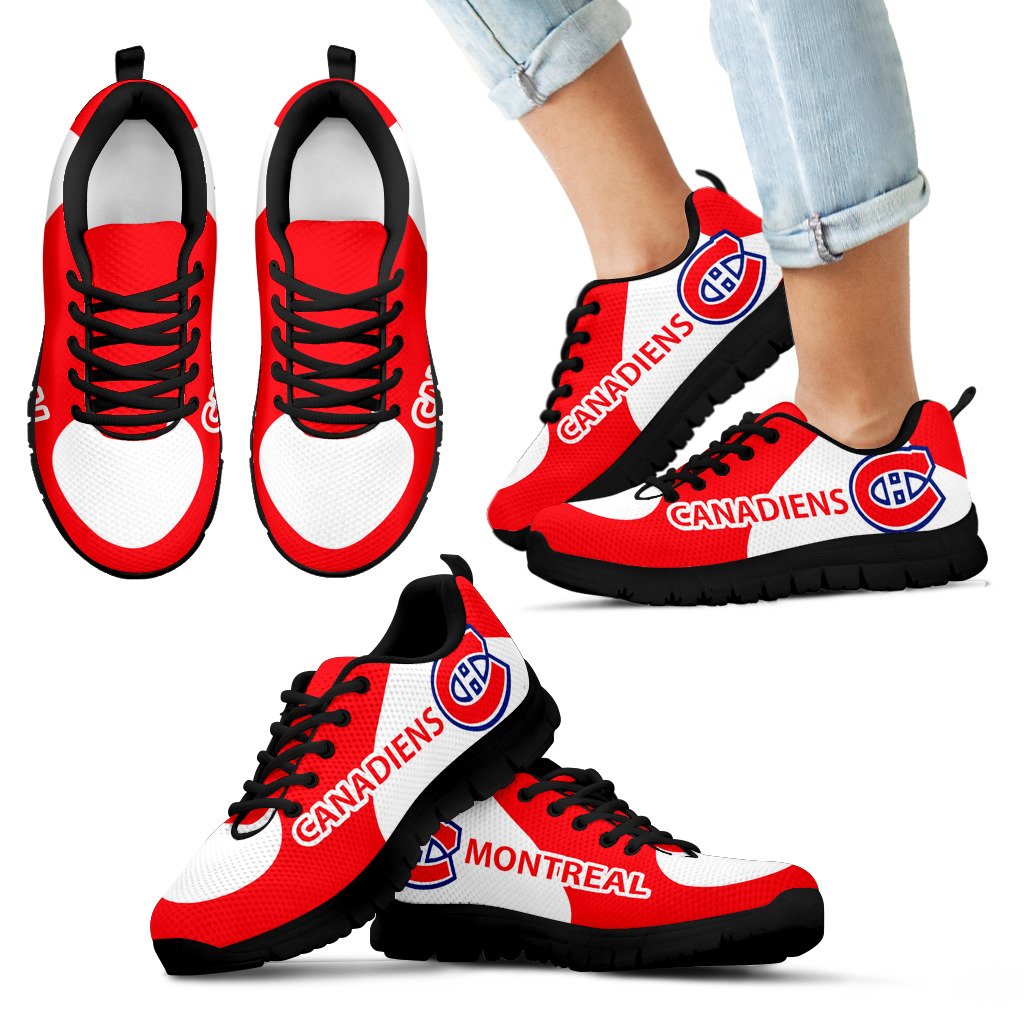 Montreal Canadiens Top Logo Sneakers Montreal Canadiens Top Logo Sneakers