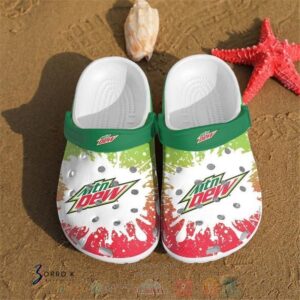 Mtn Dew Crocs Clog Shoes