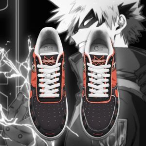 Musketeer Katsuki Bakugo Anime My Hero Academia Air Force Shoes