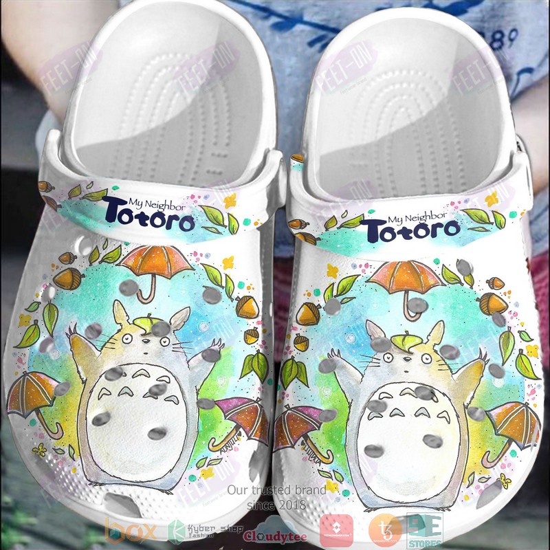 My Neighbor Totoro White Anime Crocband Crocs Clog Shoes My Neighbor Totoro White Anime Crocband Crocs Clog Shoes