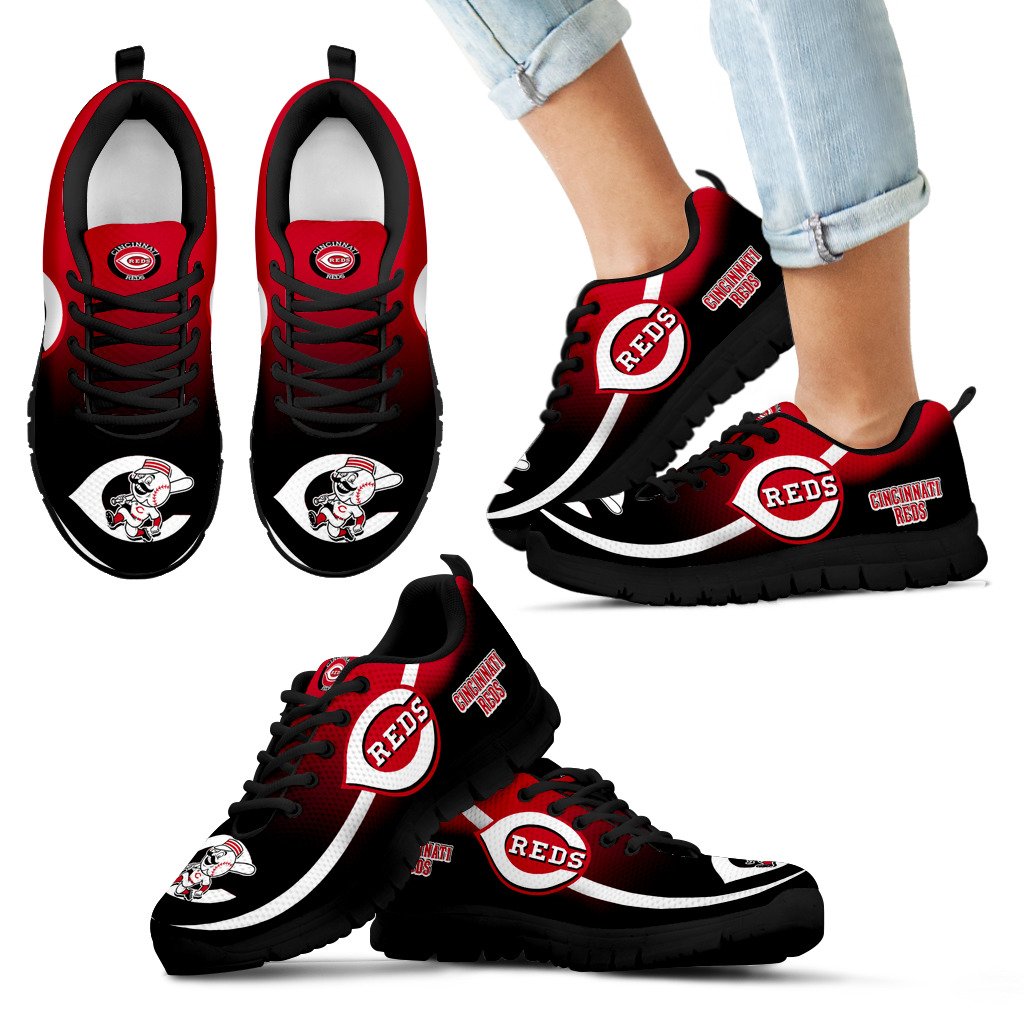 Mystery Straight Line Up Cincinnati Reds Sneakers Mystery Straight Line Up Cincinnati Reds Sneakers
