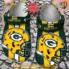 NFL Crocs Green Bay Packers Team Helmets Crocs Clog Shoes