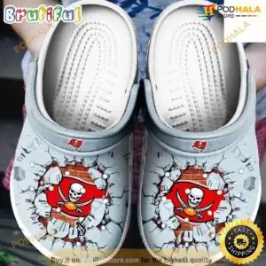 NFL Football Sports Tampa Bay Buccaneers Tide Crocs Clog Shoes