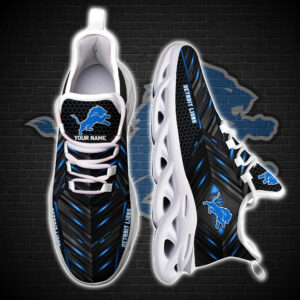 National Football League Detroit Lions Personalized Clunky Max Soul Shoes
