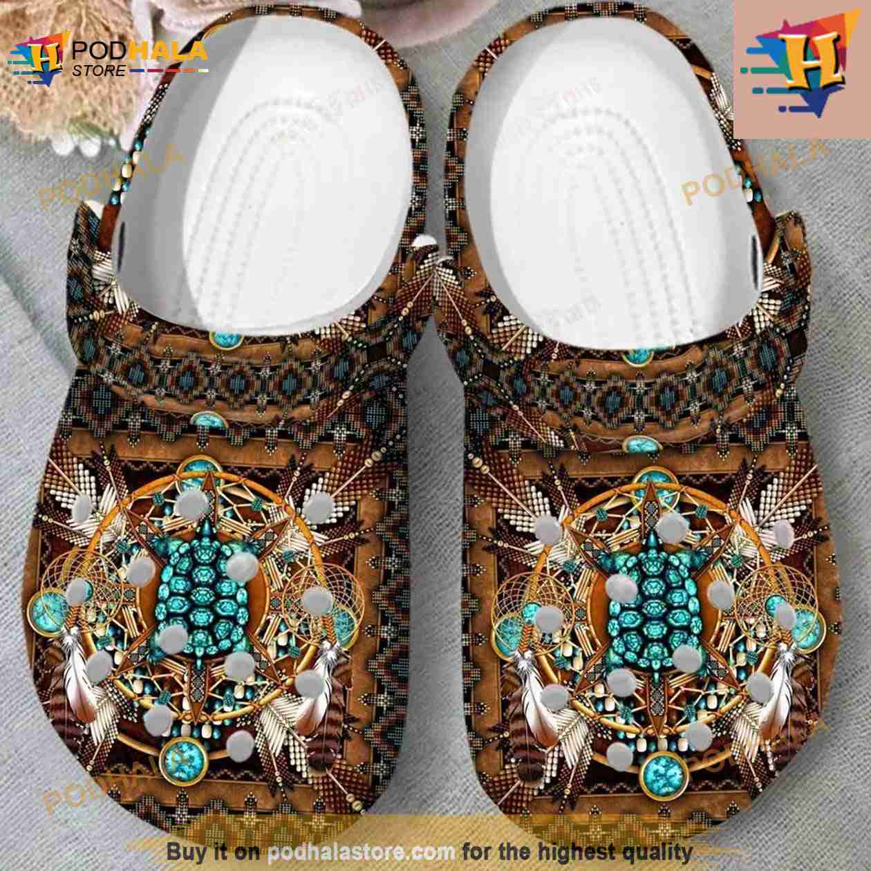 Native American Classic Crocs Clog Shoes Native American Classic Crocs Clog Shoes