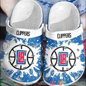 Nba Los Angeles Clippers Blue-White Crocband Crocs Clog Shoes