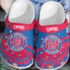 Nba Los Angeles Clippers Red-Blue Crocband Crocs Clog Shoes