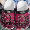 Nba Miami Heat Red-Black Crocband Crocs Clog Shoes