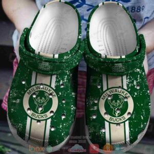 Nba Milwaukee Bucks Dark Green Crocband Crocs Clog Shoes