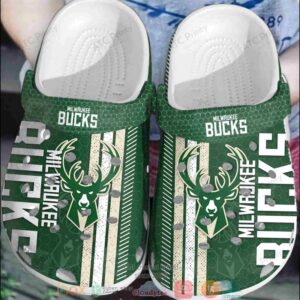 Nba Milwaukee Bucks Green Crocband Crocs Clog Shoes