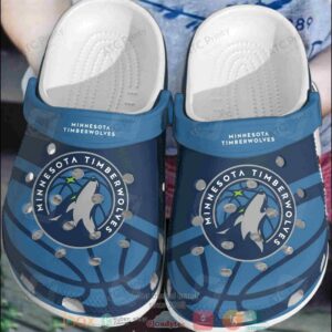 Nba Minnesota Timberwolves Blue Crocband Crocs Clog Shoes