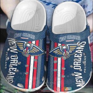 Nba New Orleans Pelicans Blue Crocband Crocs Clog Shoes