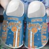 Nba New York Knicks Blue Crocband Crocs Clog Shoes