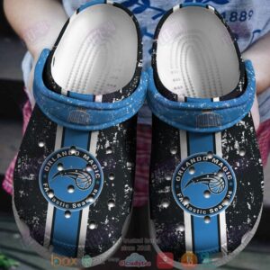 Nba Orlando Magic Fantastic Seasons Black-Blue Crocband Crocs Clog Shoes