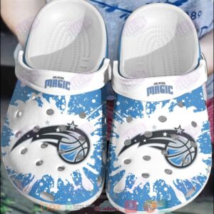 Nba Orlando Magic White Crocband Crocs Clog Shoes