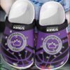 Nba Sacramento Kings Black-Purple Crocband Crocs Clog Shoes