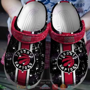 Nba Toronto Raptors Black Crocband Crocs Clog Shoes