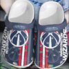 Nba Washington Wizards Blue Crocband Crocs Clog Shoes