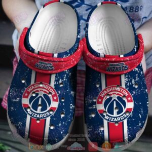 Nba Washington Wizards Navy-Red Crocband Crocs Clog Shoes