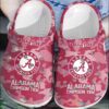 Ncaa Alabama Crimson Tide Red-Pink Camo Crocband Crocs Clog Shoes