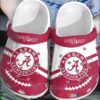 Ncaa Alabama Crimson Tide Red-White Crocband Crocs Clog Shoes