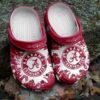 Ncaa Alabama Crimson Tide White-Red Crocband Crocs Clog Shoes