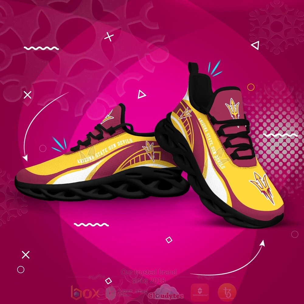 Ncaa Arizona State Sun Devils Football Clunky Max Soul Shoes Ncaa Arizona State Sun Devils Football Clunky Max Soul Shoes