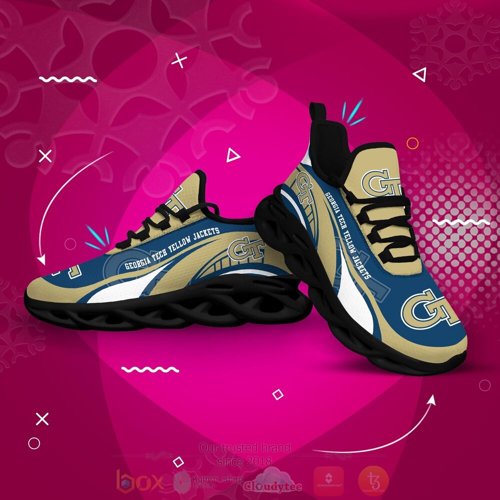 Ncaa Georgia Tech Yellow Jackets Football Clunky Max Soul Shoes Ncaa Georgia Tech Yellow Jackets Football Clunky Max Soul Shoes