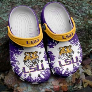 Ncaa Lsu Tigers And Lady Tigers Crocband Crocs Clog Shoes
