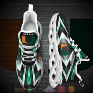 Ncaa Miami Hurricanes Football Team Personalized Clunky Max Soul Shoes
