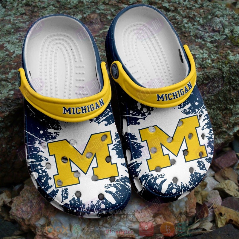 Ncaa Michigan Wolverines Crocband Crocs Clog Shoes Ncaa Michigan Wolverines Crocband Crocs Clog Shoes
