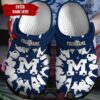 Ncaa Michigan Wolverines Football Custom Name Navy Pattern Crocband Crocs Clog Shoes