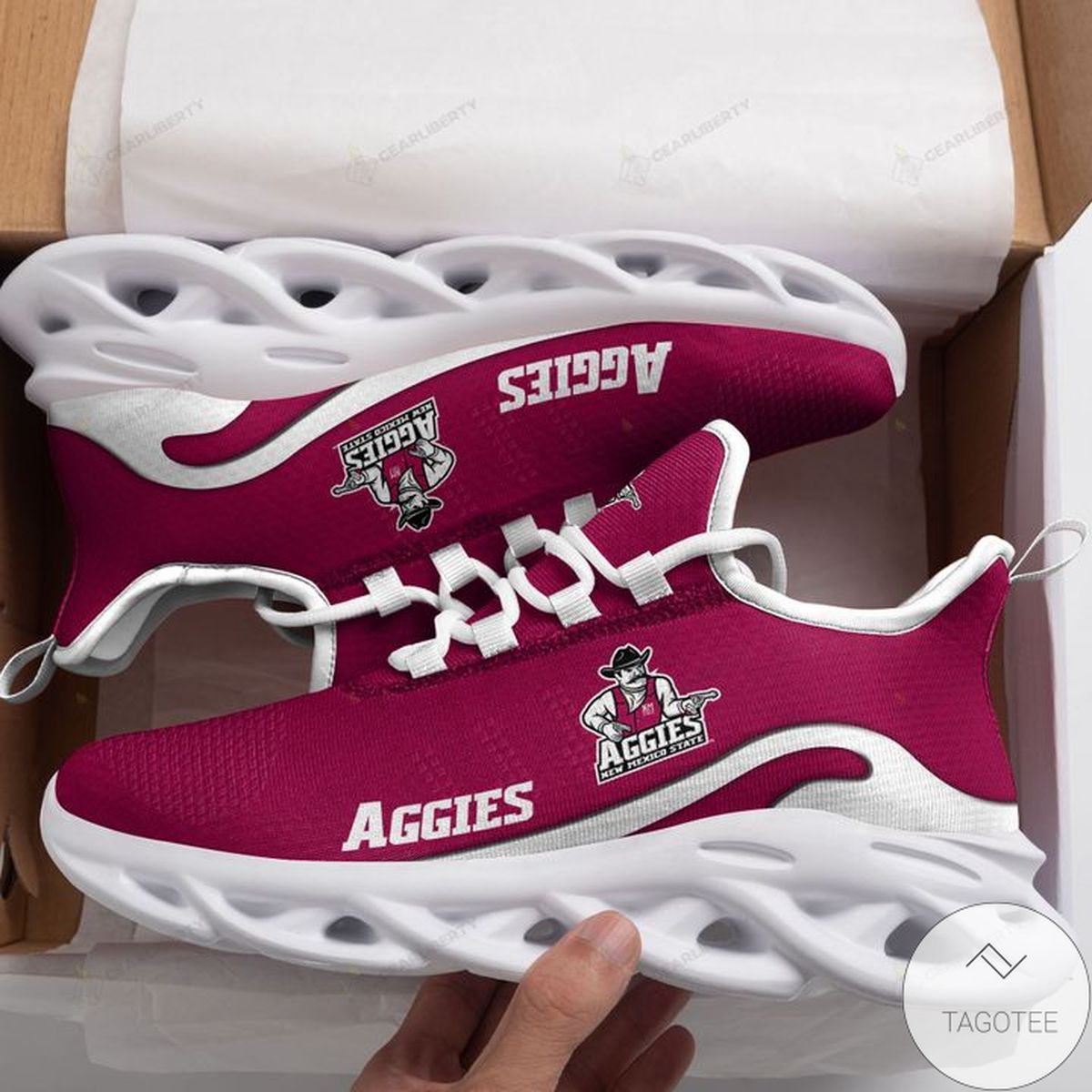 Ncaa New Mexico State Aggies Max Soul Shoes Ncaa New Mexico State Aggies Max Soul Shoes